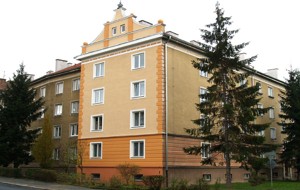 Štítova stěna bytového domu, Přerov